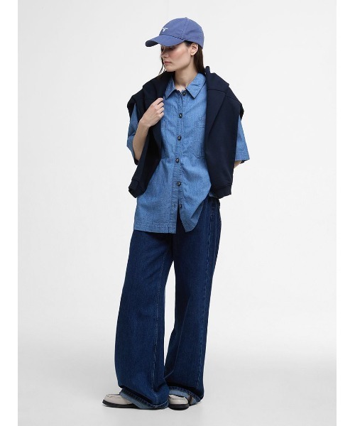 Barbour(バブアー)の「Melanie シャツ(シャツ/ブラウス・レディース・ライトブルー・8/10)」の2枚目の写真