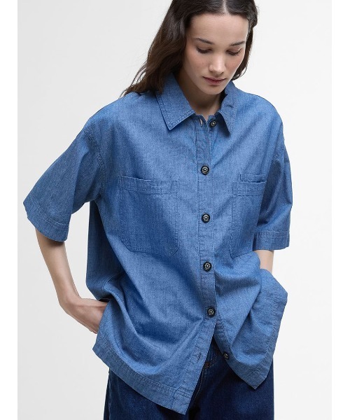 Barbour(バブアー)の「Melanie シャツ(シャツ/ブラウス・レディース・ライトブルー・8/10)」の3枚目の写真