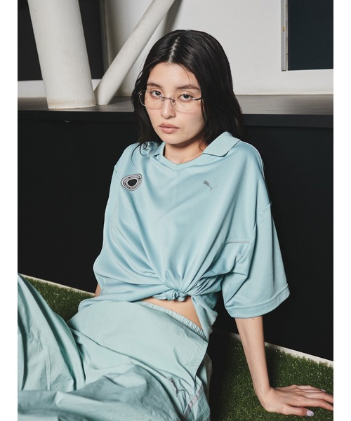 PUMA(プーマ)の「PUMA UNGRID FOOTBALL SHIRTS(シャツ/ブラウス・レディース・ブルー・FREE)」の18枚目の写真