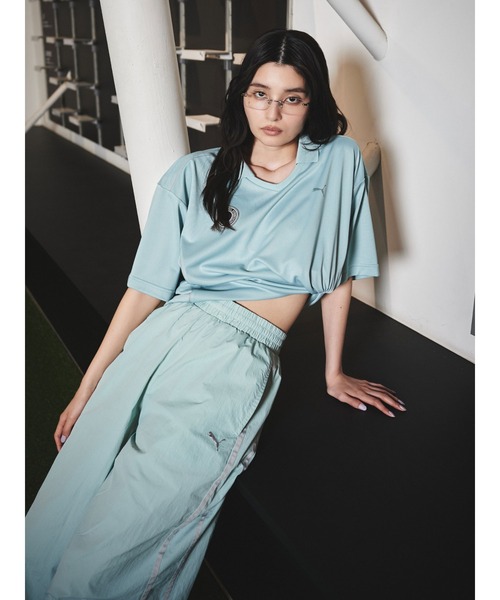 PUMA(プーマ)の「PUMA UNGRID FOOTBALL SHIRTS(シャツ/ブラウス・レディース・ブルー・FREE)」の19枚目の写真