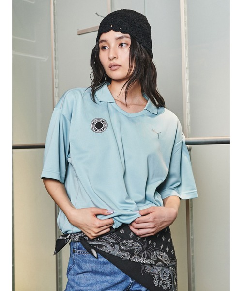 PUMA(プーマ)の「PUMA UNGRID FOOTBALL SHIRTS(シャツ/ブラウス・レディース・ブルー・FREE)」の22枚目の写真