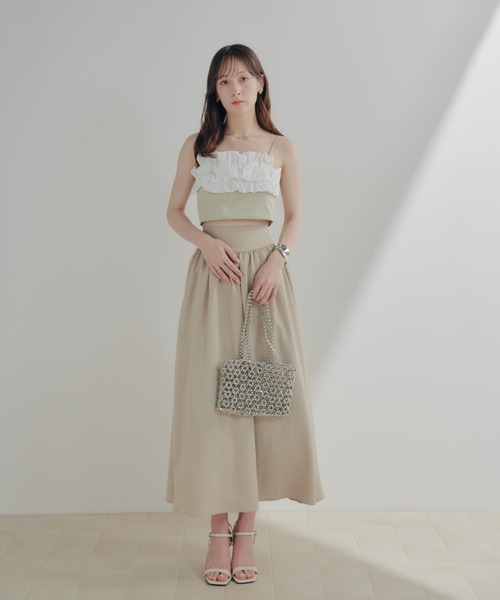COMME des GARCONS コムコム ギャザーボリュームフレアスカート COMME des GARCONS - COMME des GARCONS コムコム ギャザー