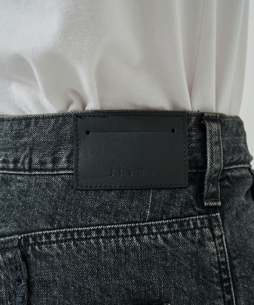 Jieda（ジエダ）の「別注 SWITCHING OVER DENIM PANTS（デニムパンツ・メンズ・ブラック・2/1）」の7枚目の写真