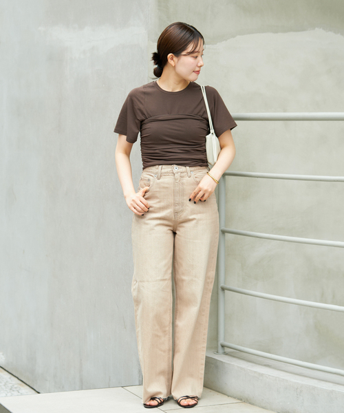 新品未使用　plage Tendre nature color デニム セール】Tendre nature color デニム（デニムパンツ）｜Plage