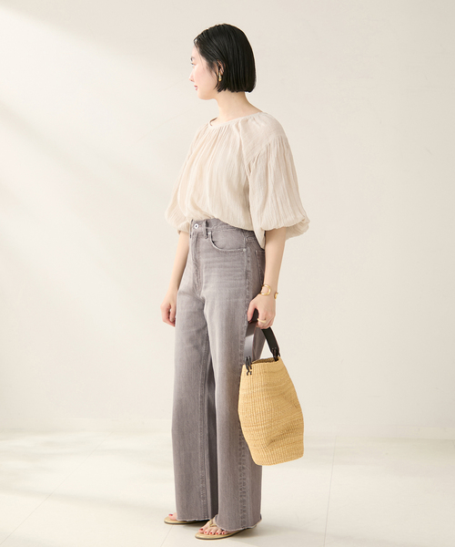 Plage Tendre nature color デニム38　ベージュ plage（プラージュ）の「Tendre nature color デニム（デニム