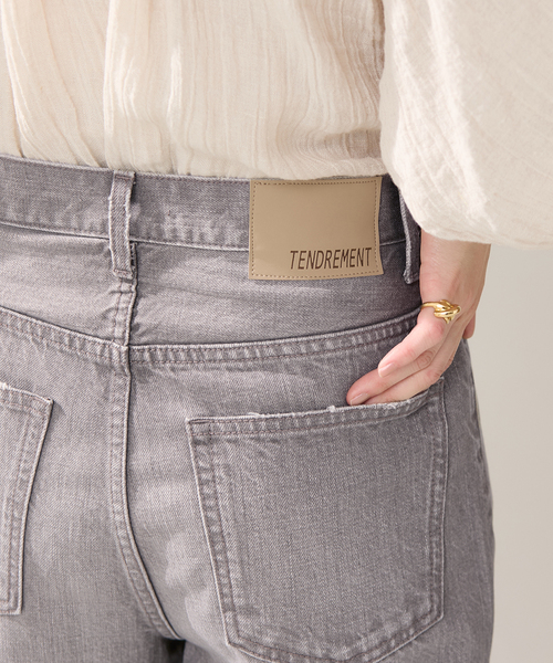 Plage Tendre nature color デニム38　ベージュ Plage Tendre nature color デニム38 ベージュ plage ジーンズ