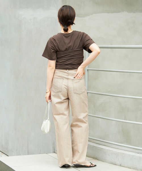 新品未使用　plage Tendre nature color デニム plage ジーンズ デニム デニムパンツ Tendre nature color