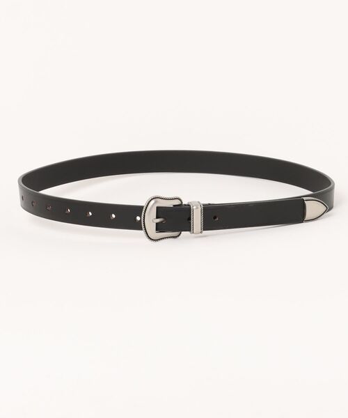 Wrangler（ラングラー）の「【Wrangler】WESTERN BELT 105cm（ベルト・メンズ・ブラック/キャメル・FREE）」の2枚目の写真