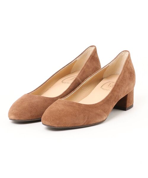 L'avenue（ラヴェニュー）の「L'avenue / スエードパンプス（日本製）（パンプス・レディース・ブラック/ブラウン/ボルドー/パープル・23/24/22.5/23.5/24.5）」の3枚目の写真