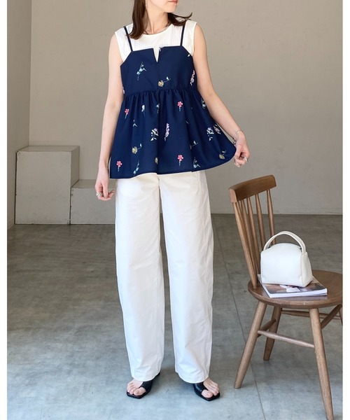 2wayフラワープリントビスチェ【25SS完売品】 2wayフラワープリントビスチェ | TICCA (Women)/ティッカ