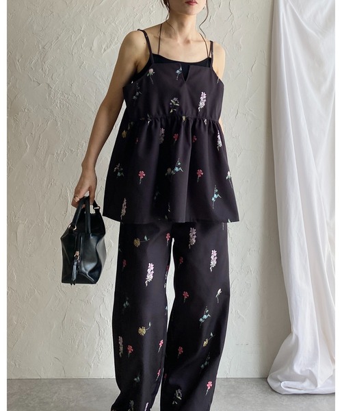 2wayフラワープリントビスチェ【25SS完売品】 2wayフラワープリントビスチェ【25SS完売品】 セール】花柄フラワー