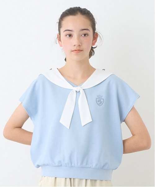 【Cuugal掲載】カットデニム2WAYセーラートップス