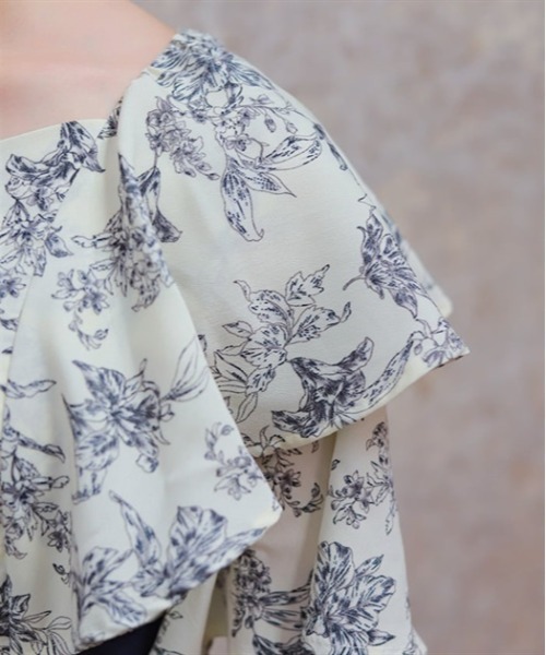 axes femme（アクシーズファム）の「ハイウエストドッキングワンピース（ワンピース・レディース・グレイッシュベージュ/ブラック/ネイビー/ワイン・FREE）」の8枚目の写真