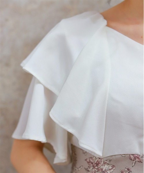axes femme（アクシーズファム）の「ハイウエストドッキングワンピース（ワンピース・レディース・グレイッシュベージュ/ブラック/ネイビー/ワイン・FREE）」の13枚目の写真
