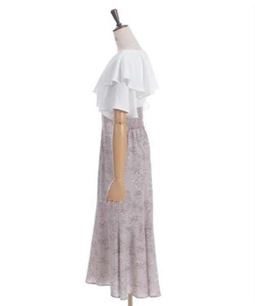 axes femme（アクシーズファム）の「ハイウエストドッキングワンピース（ワンピース・レディース・グレイッシュベージュ/ブラック/ネイビー/ワイン・FREE）」の17枚目の写真