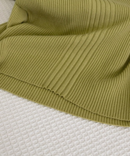 Miniministore(ミニミニストア)の「プチハイネックリブニットトップスきれいめ(ニット/セーター・レディース・ブラック/ブルー/アイボリー/ブラウン/モスグリーン/ライトグレー/ホワイト/コーラル・FREE)」の21枚目の写真