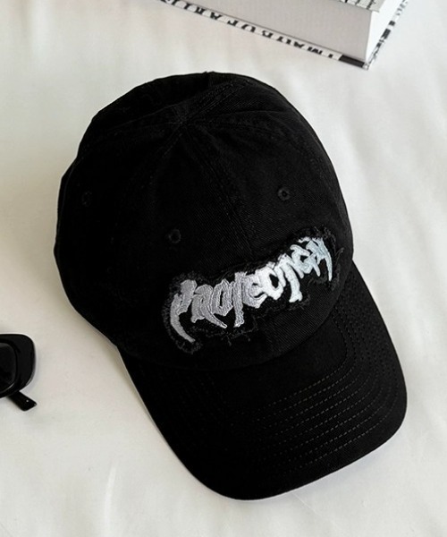 ★OY★EMBROIDERED O LOGO CAP - BLACK★正規品/韓国直送料込 Ø