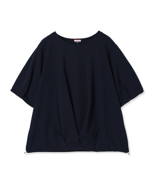 Petit Honfleur(プチオンフルール)の「【接触冷感・UVカット】オーガニックコットンドロストTシャツ(Tシャツ/カットソー・レディース・ネイビー/グリーン/ホワイト・L/M)」の19枚目の写真