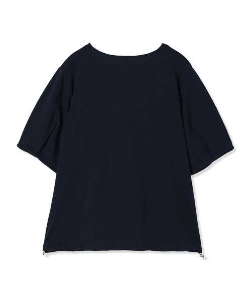 Petit Honfleur(プチオンフルール)の「【接触冷感・UVカット】オーガニックコットンドロストTシャツ(Tシャツ/カットソー・レディース・ネイビー/グリーン/ホワイト・L/M)」の20枚目の写真