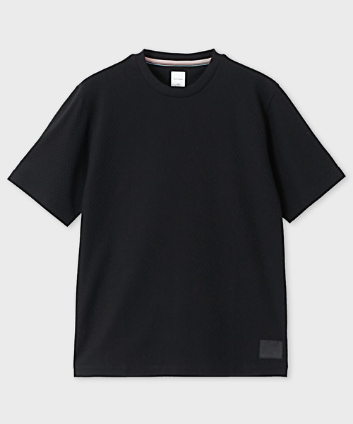 Cropped Logo'ジャカードチェック 半袖カットソー / 153507 919T