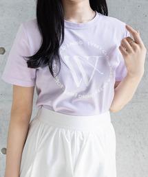 clear | サークルロゴプリントTシャツ[着回し抜群 大人 カジュアル]≪2025SS新作≫(Tシャツ/カットソー)