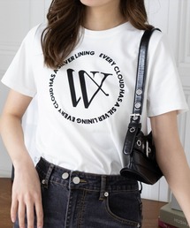 clear | サークルロゴプリントTシャツ[着回し抜群 大人 カジュアル]≪2025SS新作≫(Tシャツ/カットソー)