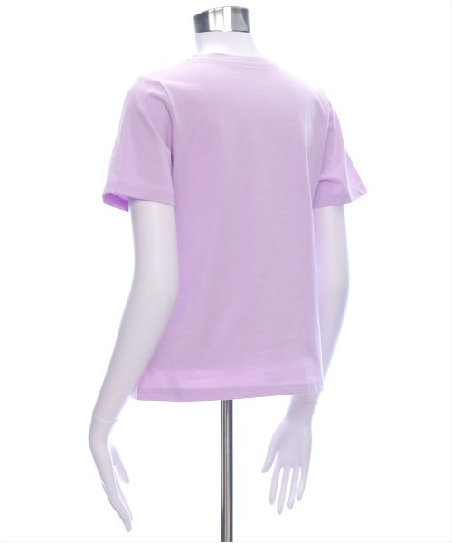 clear（クリア）の「サークルロゴプリントTシャツ[着回し抜群 大人 カジュアル]≪2025SS新作≫（Tシャツ/カットソー・レディース・ミント/ラベンダー/オフホワイト/ブラック・F）」の11枚目の写真