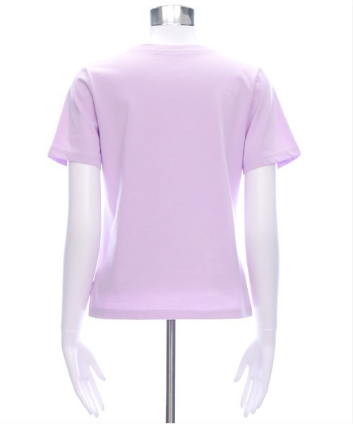 clear（クリア）の「サークルロゴプリントTシャツ[着回し抜群 大人 カジュアル]≪2025SS新作≫（Tシャツ/カットソー・レディース・ミント/ラベンダー/オフホワイト/ブラック・F）」の12枚目の写真