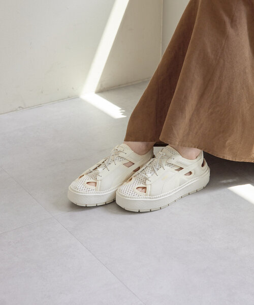 WEB限定》【PUMA(プーマ)】PLATFORM TRACE LITE MULE/ウィメンズ