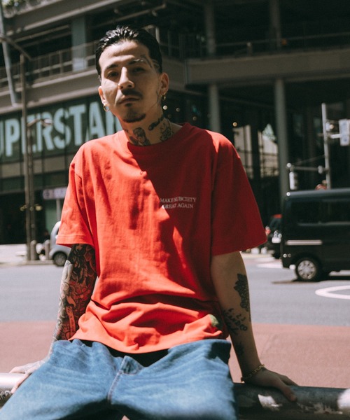 Subciety（サブサエティ）の「Great again tee（Tシャツ/カットソー・メンズ・レッド/ブラック/ホワイト・SMALL/MEDIUM/LARGE/X-LARGE/XX-LARGE）」の6枚目の写真