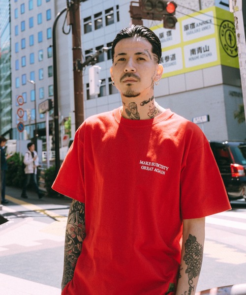 Subciety（サブサエティ）の「Great again tee（Tシャツ/カットソー・メンズ・レッド/ブラック/ホワイト・SMALL/MEDIUM/LARGE/X-LARGE/XX-LARGE）」の5枚目の写真