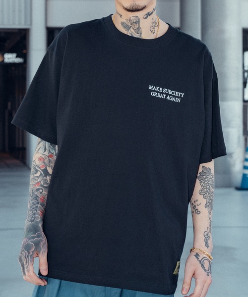 Subciety（サブサエティ）の「Great again tee（Tシャツ/カットソー・メンズ・レッド/ブラック/ホワイト・SMALL/MEDIUM/LARGE/X-LARGE/XX-LARGE）」の12枚目の写真