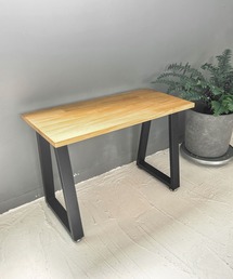 未来工房】デザインのある一点物 国産コナラ アイアンスツール