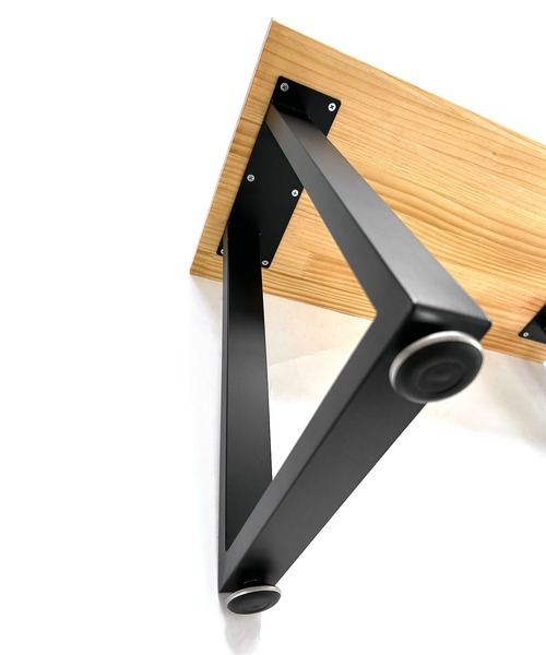 パイン材 アイアンレッグのデザインスツール04 ハンドメイド <未来工房