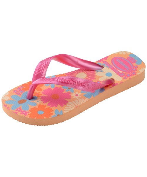 havaianas（ハワイアナス）の「havaianas (ハワイアナス) / Kids Flores キッズ サンダル ラバービーチサンダル（サンダル・キッズ・ベージュ/ピンク/ローズ・20/18/17/19/16）」の9枚目の写真