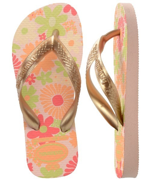 havaianas（ハワイアナス）の「havaianas (ハワイアナス) / Kids Flores キッズ サンダル ラバービーチサンダル（サンダル・キッズ・ベージュ/ピンク/ローズ・20/18/17/19/16）」の12枚目の写真
