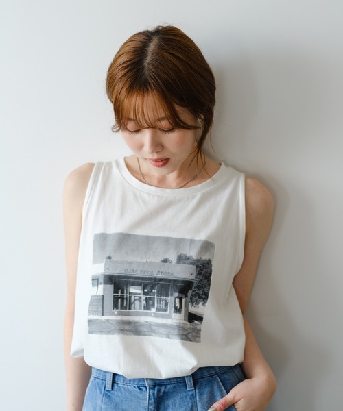 Kastane（カスタネ）の「B タンク付きドットチュールブラウス（シャツ/ブラウス・レディース・ブラック/アイボリー/ホワイト・FREE）」の12枚目の写真