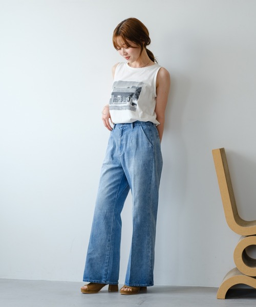 Kastane（カスタネ）の「B タンク付きドットチュールブラウス（シャツ/ブラウス・レディース・ブラック/アイボリー/ホワイト・FREE）」の14枚目の写真