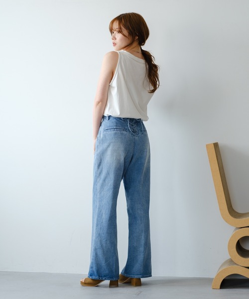 Kastane（カスタネ）の「B タンク付きドットチュールブラウス（シャツ/ブラウス・レディース・ブラック/アイボリー/ホワイト・FREE）」の15枚目の写真