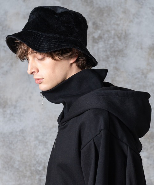 Reversible Boa Bucket Hat / リバーシブルボアバケットハット