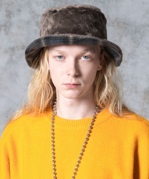 Reversible Boa Bucket Hat / リバーシブルボアバケットハット