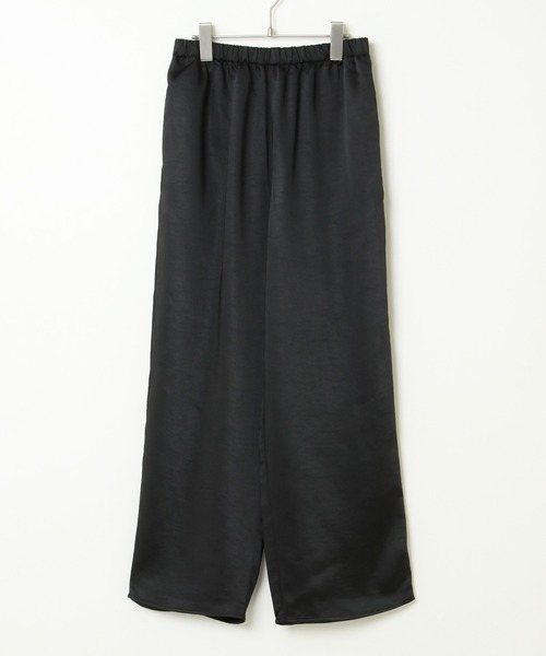 notch.（ノッチ）の「◆ 股下丈が選べる ◆カラーサテンパンツ（その他パンツ・レディース・ライトグレー/ブラック/ベージュ/ネイビー・TM/M）」の6枚目の写真