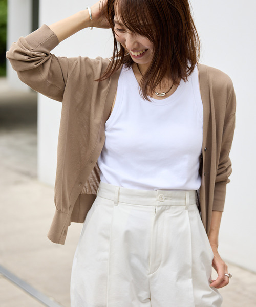 IENA - 18AW超美品LA BOUCLE Brisbane Vネックカーディガン IENA LA BOUCLE（イエナラブークル）の「IENA LA BOUCLE