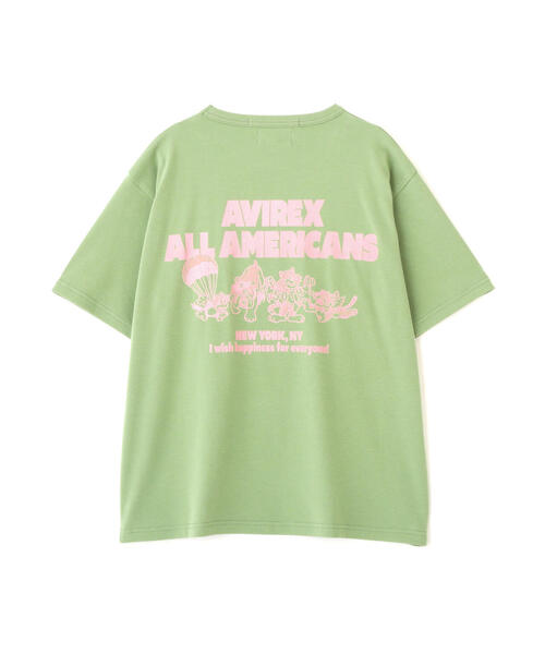 tシャツ 50TH ANIMALS T-SHIRT/50周年アニマルTシャツ レディース AVIREX tシャツ 50TH ANIMALS T-SHIRT/50周年アニマルTシャツ