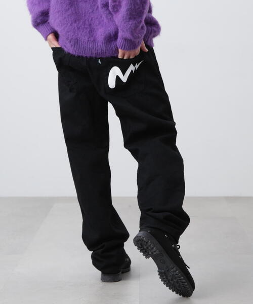 MANASTASH（マナスタッシュ）の「MANASTASH/マナスタッシュ  MS DENIM SKATER PANTS/デニムスケートパンツ（デニムパンツ・メンズ・ブラック/ブラック系その他/その他35/その他4・30/36/32/34）」の10枚目の写真