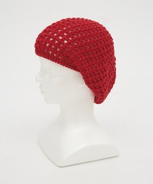 an meets zakka（アンミツザッカ）の「an meets zakka 編み込みリネンニットベレー帽（ハンチング/ベレー帽）」