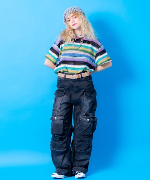an meets zakka(アンミツザッカ)の「an meets zakka 編み込みリネンニットベレー帽(ハンチング/ベレー帽・レディース・ピンク/レッド/ブラウン/ホワイト/イエロー/ネイビー/ベージュ/ライトブルー/ブラック/ワイン/カーキ/グレー・FREE)」の20枚目の写真