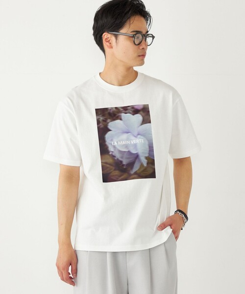 セール】SHIPS Colors:フォト プリント Tシャツ（Tシャツ/カットソー
