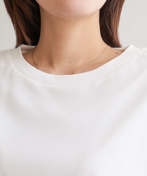 ikka（イッカ）の「チュールレイヤードプルオーバー（Tシャツ/カットソー・レディース・チャコールグレー/オフホワイト/ライトグレー・M/L/S）」の15枚目の写真