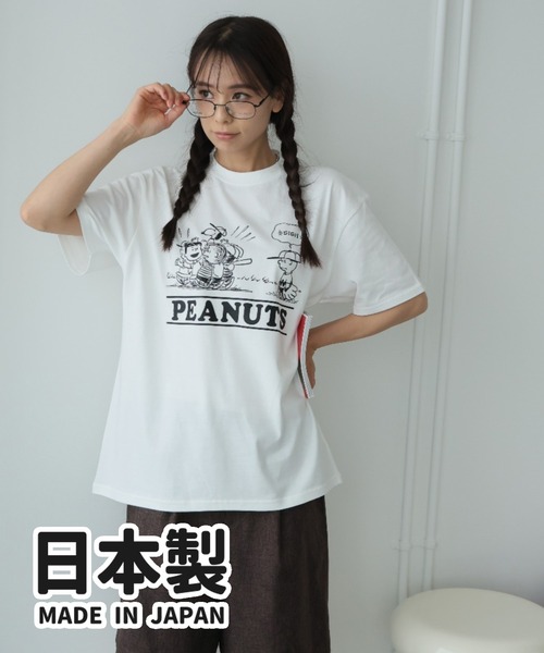 セール】☆日本製☆ PEANUTS Tシャツ（Tシャツ/カットソー
